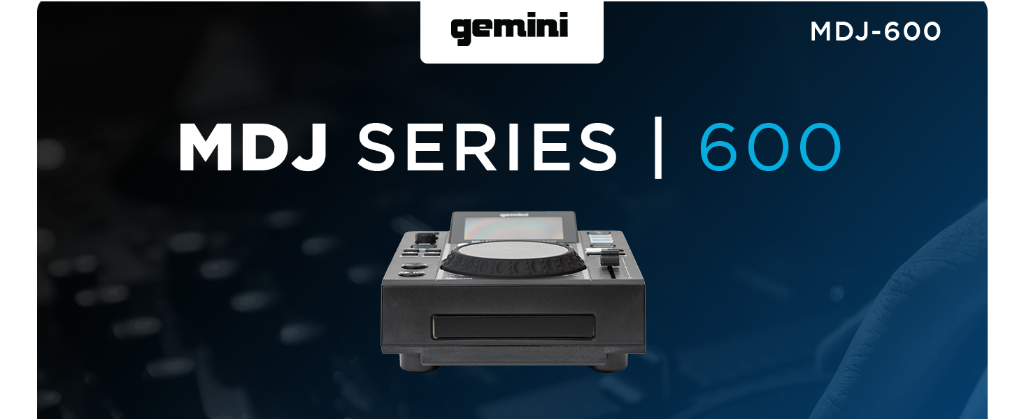 Amazon.com: Gemini Standalone CD & USB DJ Media Player, MIDI (MDJ